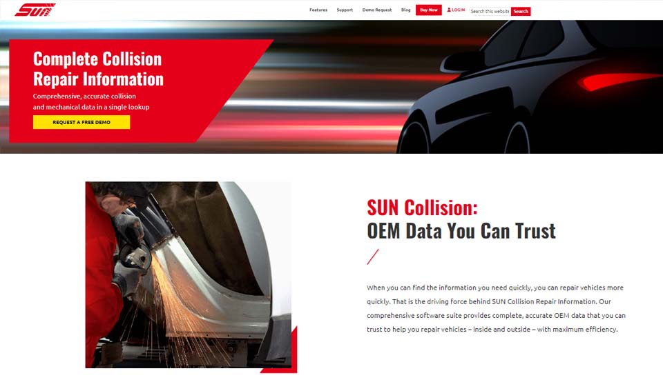 SUN Collision Unveils New Website
