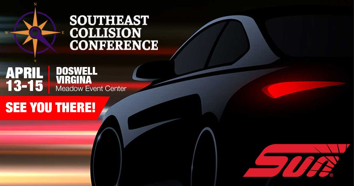 Visit SUN Collision at Southeast Collision Conference, April 13-15 in Doswell, VA
